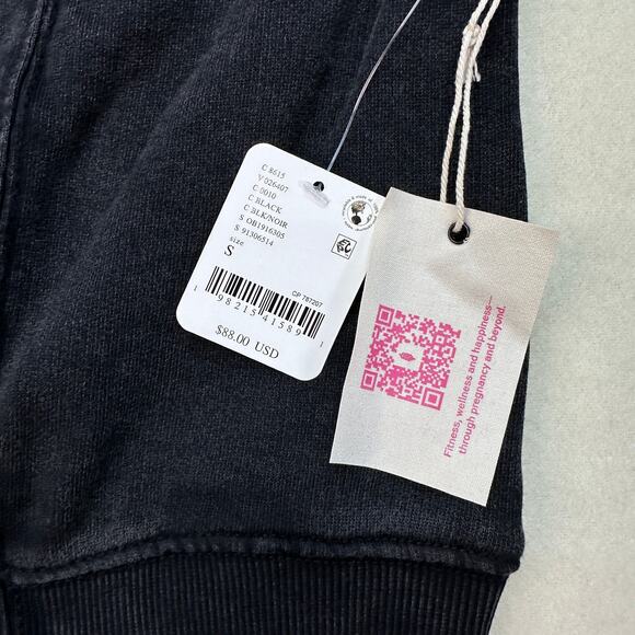 FP Movement Hatch Intercept Sweatshirt WMNS Black OB1916305 Crew Neck Maternity - Picture 7 of 16